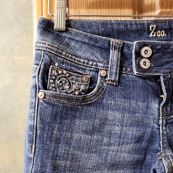 ZCO Women's Boot Cut Jeans - Classic Blue - Picture 2 of 3